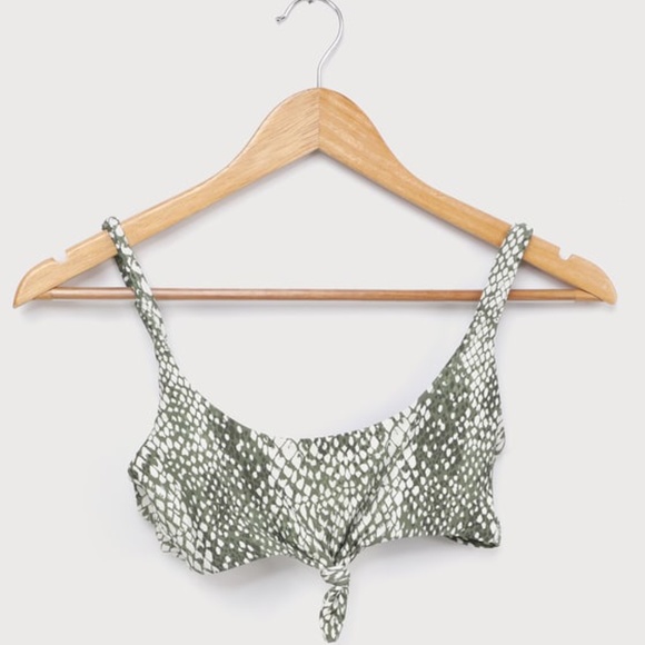 NWT Snake Printed Twist Bikini Set - Picture 6 of 6